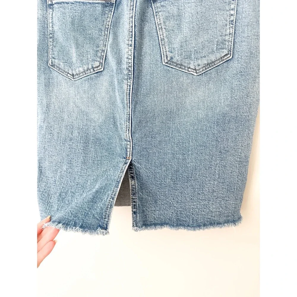 Y2K Silver Jeans Denim Skirt SZ 28 Low Rise 2000s Indie Sleaze Coquette Festival